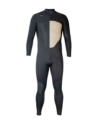 Xcel Men's Axis Back Zip Full Wetsuit 4/3mm - Black