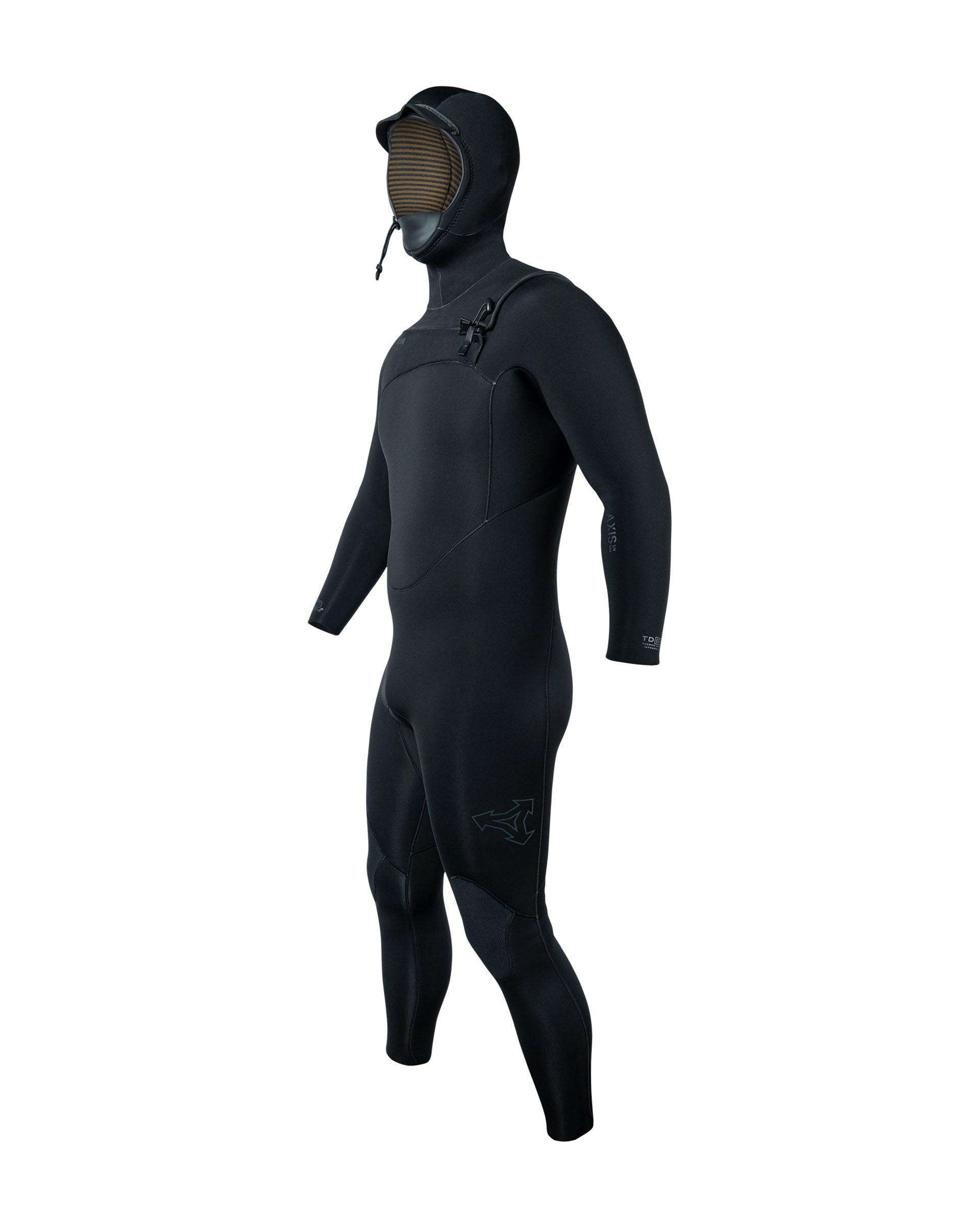 Xcel Men's Axis Hooded Full Wetsuit 5/4mm - Black