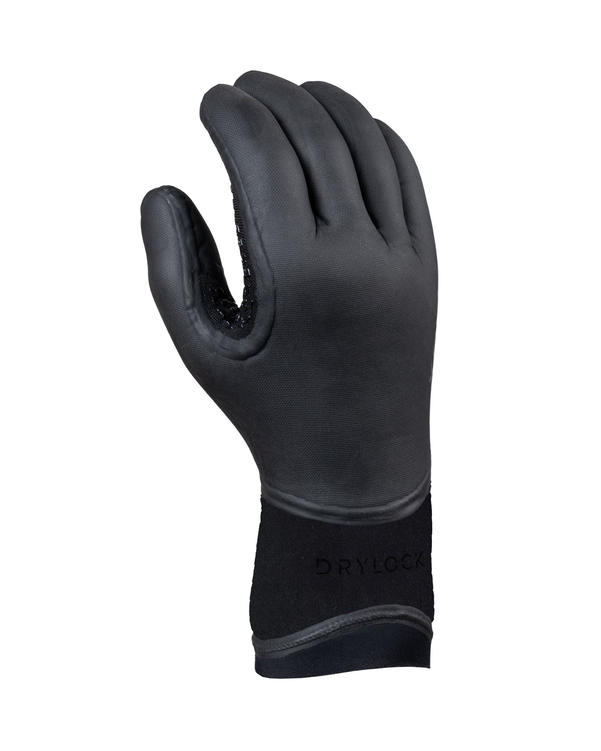 Xcel Men's Drylock Texture Skin Five Finger Glove 3mm - Black