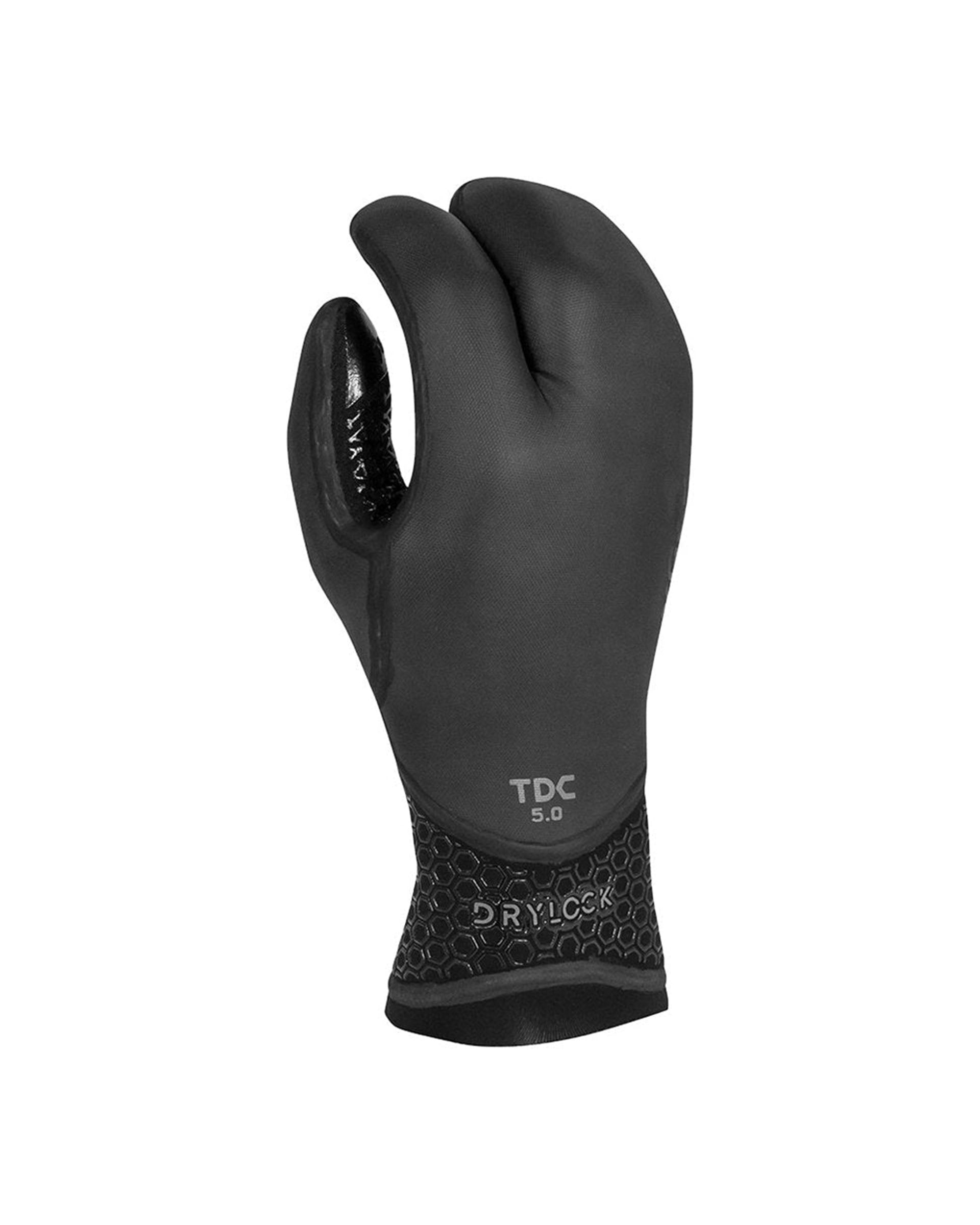 Men's Drylock Texture Skin Three Finger Glove 5mm - Black
