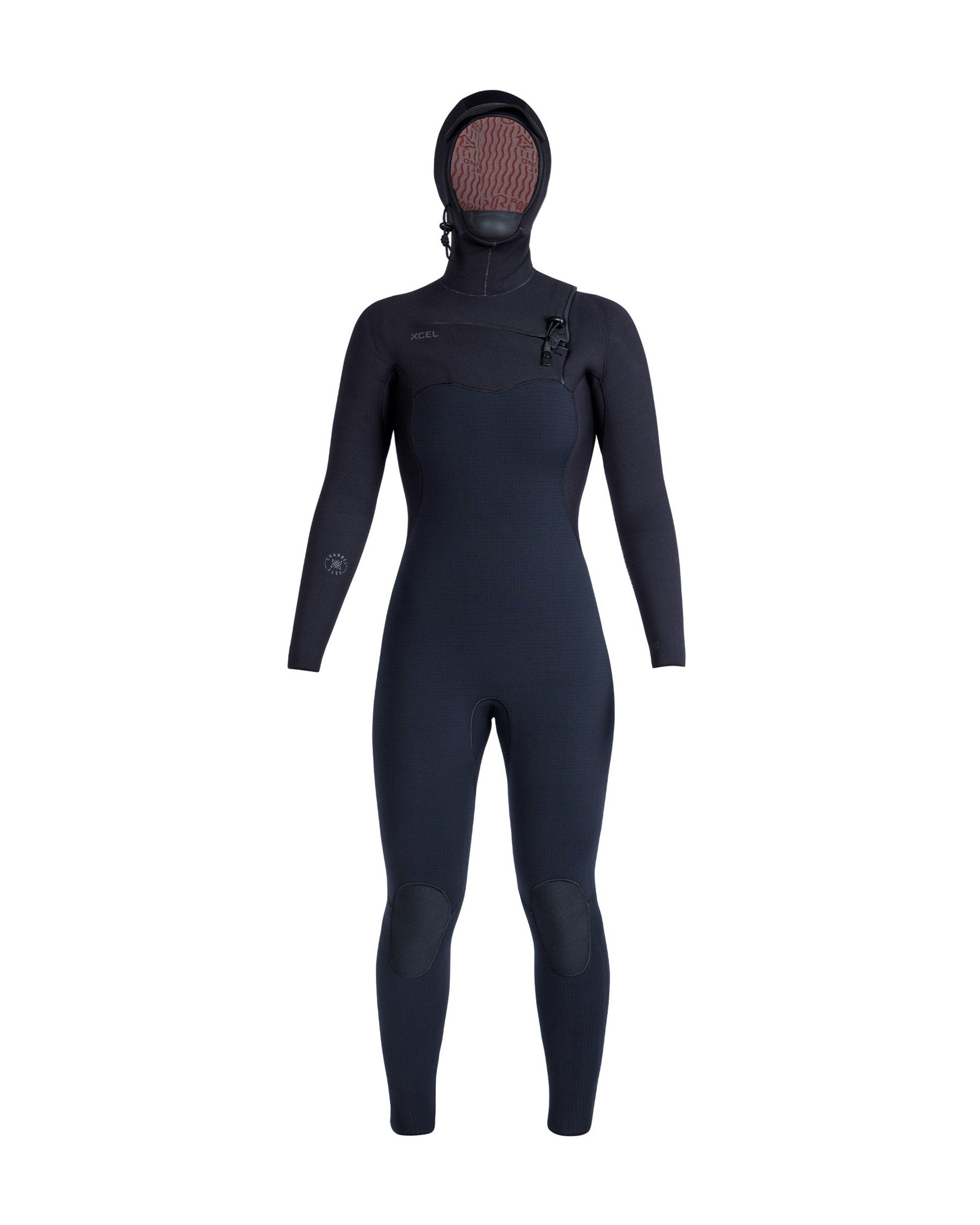 Women's Infiniti Hooded Full Wetsuit 6/5mm - Black