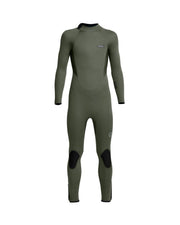 Xcel Kid's Axis Back Zip Full Wetsuit 3/2mm - Military Green