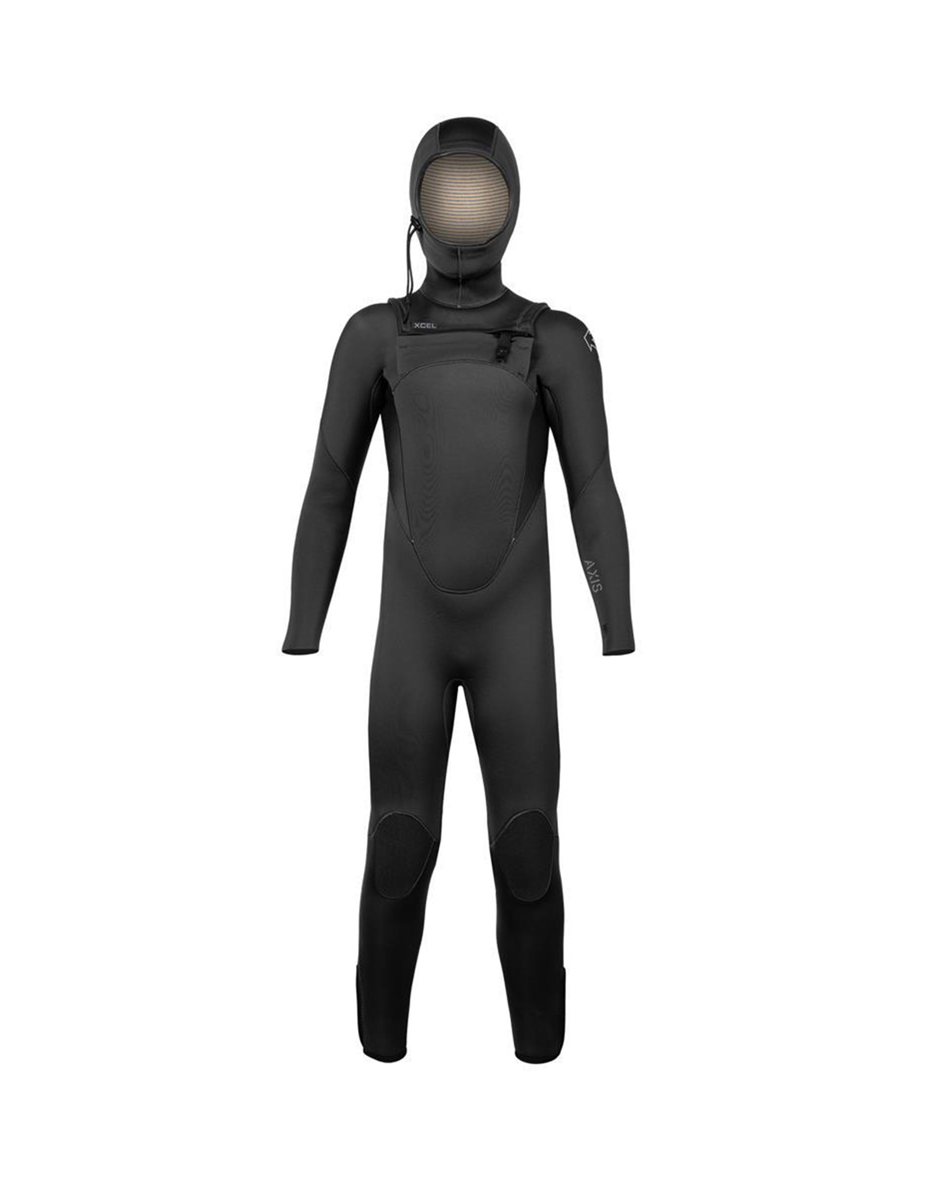 Xcel Kid's Axis 5/4mm Hooded Fullsuit w/ Ankle Zips - Black