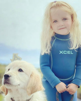Xcel Toddler Full Wetsuit 3mm - Faint Blue