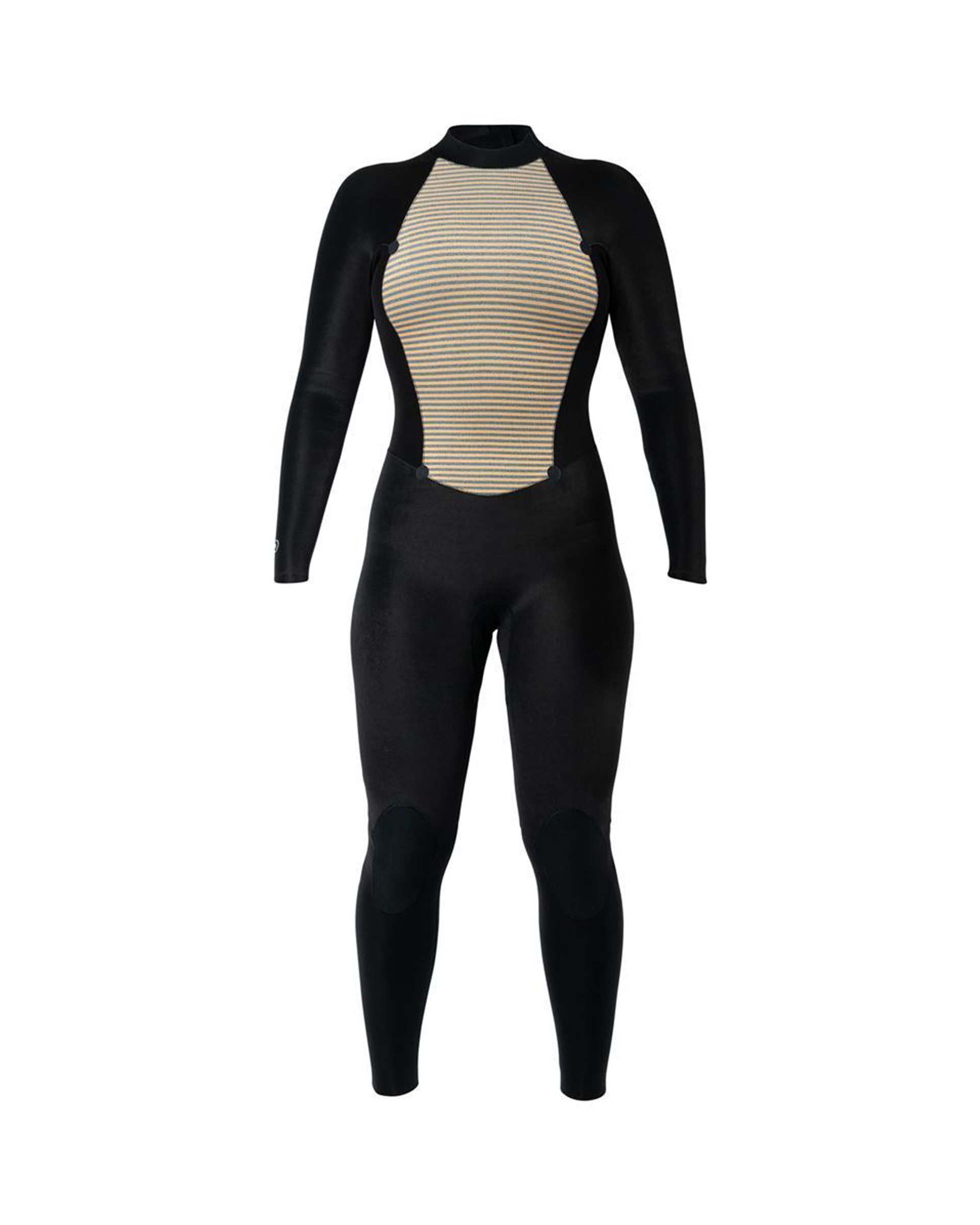 Xcel Women's Axis Back Zip Full Wetsuit 5/4mm - Black/Palm-Monstera Print