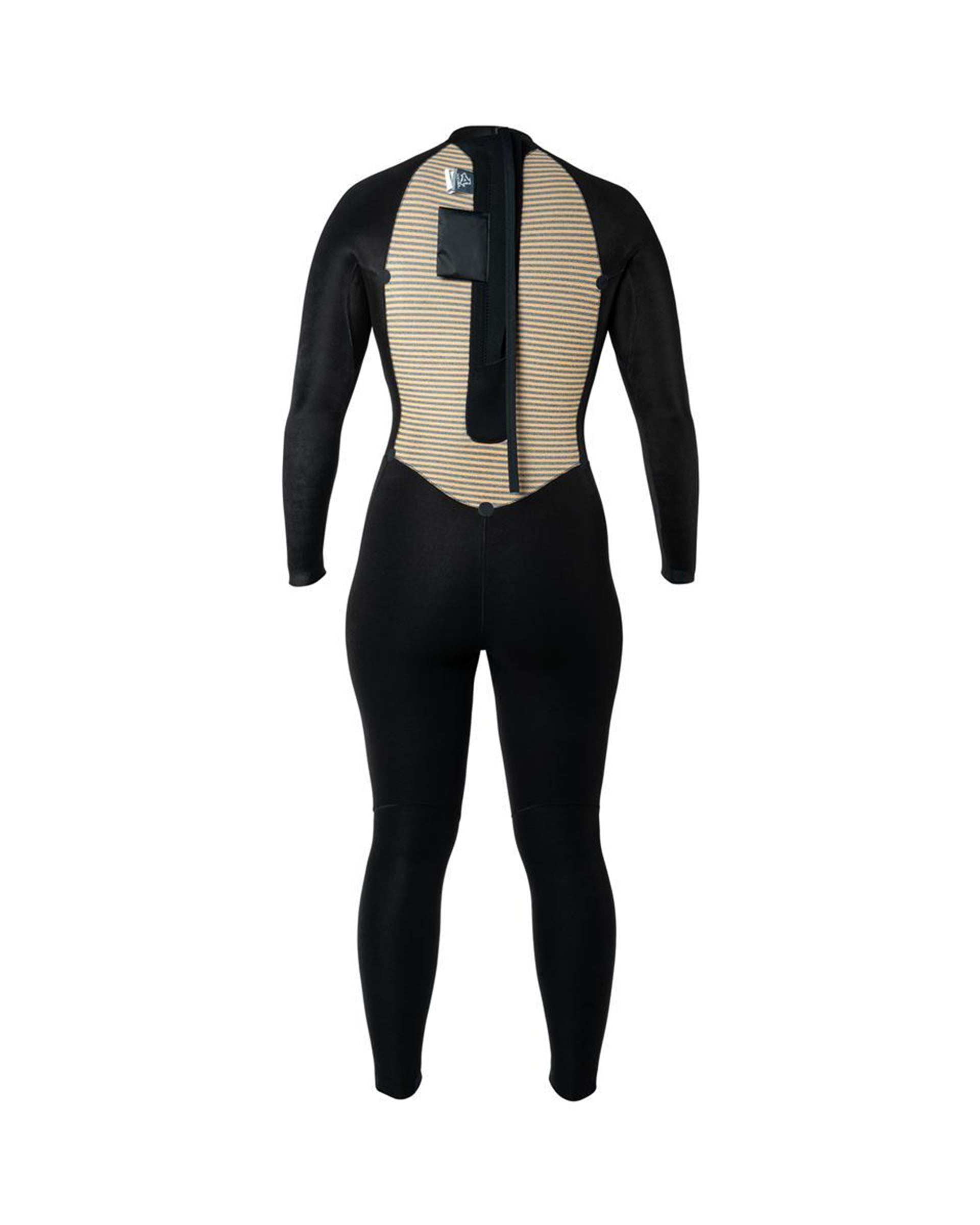 Xcel Women's Axis Back Zip Full Wetsuit 5/4mm - Black/Palm-Monstera Print