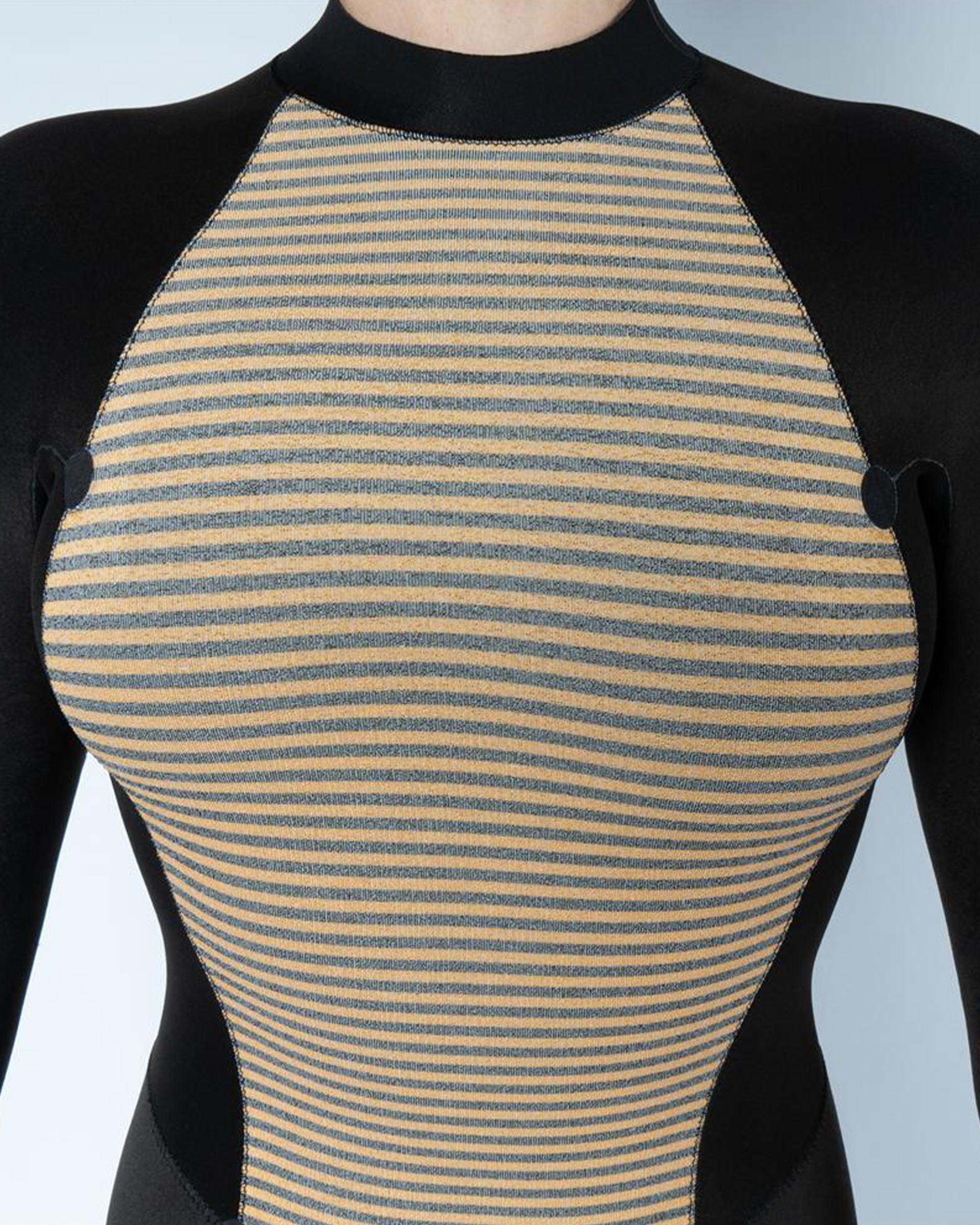 Xcel Women's Axis Hooded Full Wetsuit 5/4mm - Black/Palm-Monstera Print