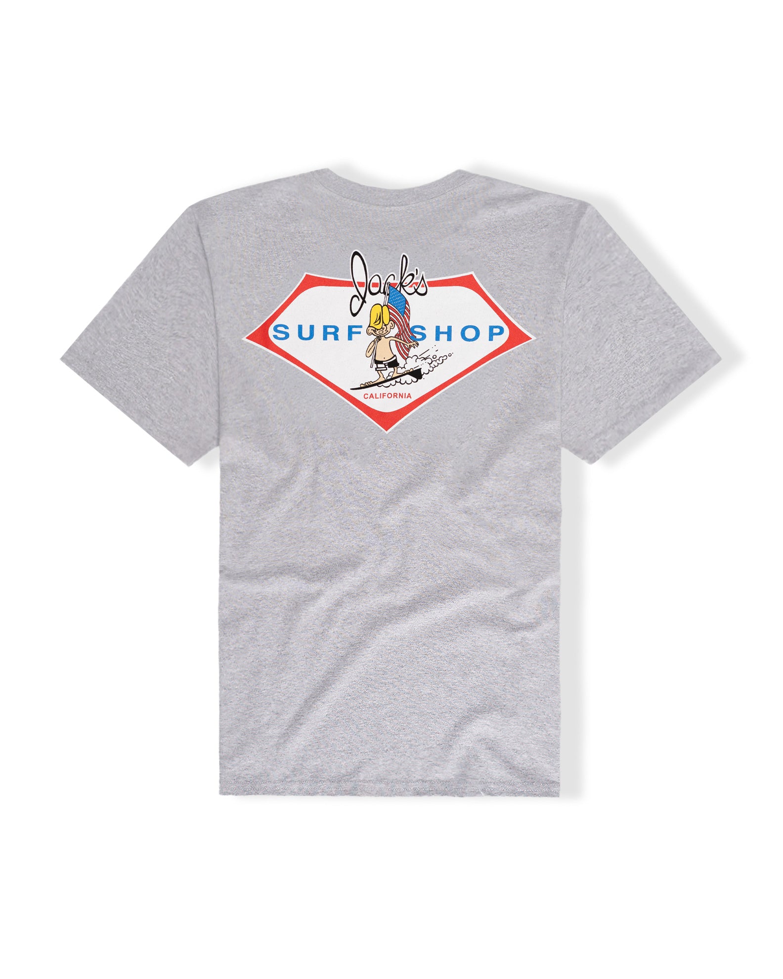 Yankee 4th S/S Tee - Heather Grey