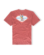 Yankee S/S Tee - Crimson