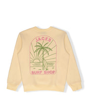 Girl's (8-16) Dusk Embroidered Crewneck Sweatshirt