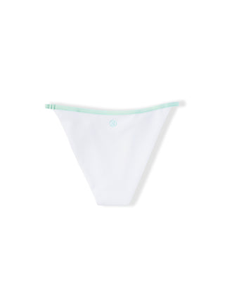 Youth Capri Ribbed Swim Set - Sky Blue/Cloud