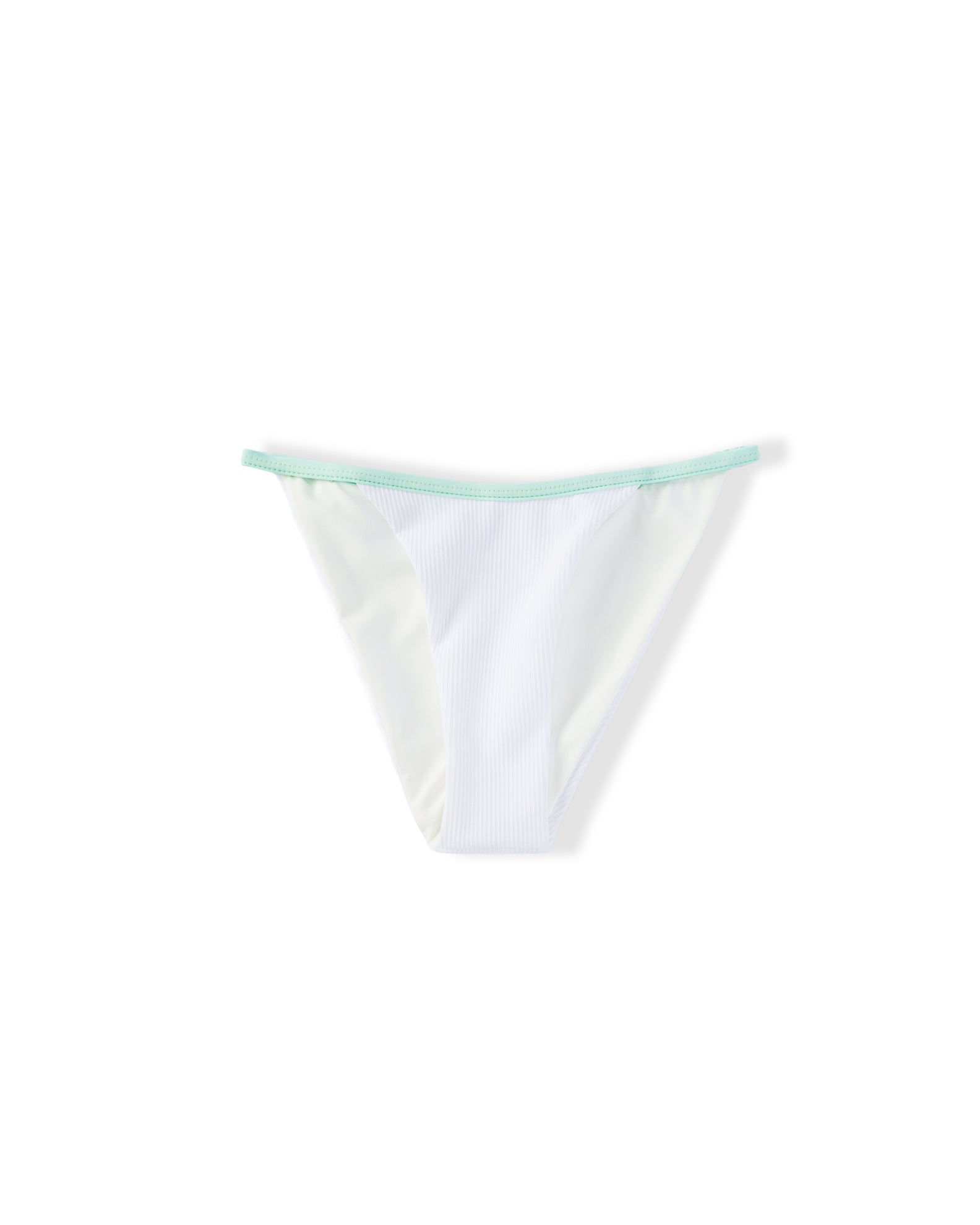 Youth Capri Ribbed Swim Bottom - Balled Blue/Brilliant White