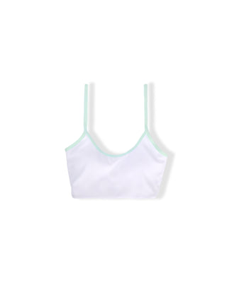 Youth Capri Ribbed Swim Set - Sky Blue/Cloud
