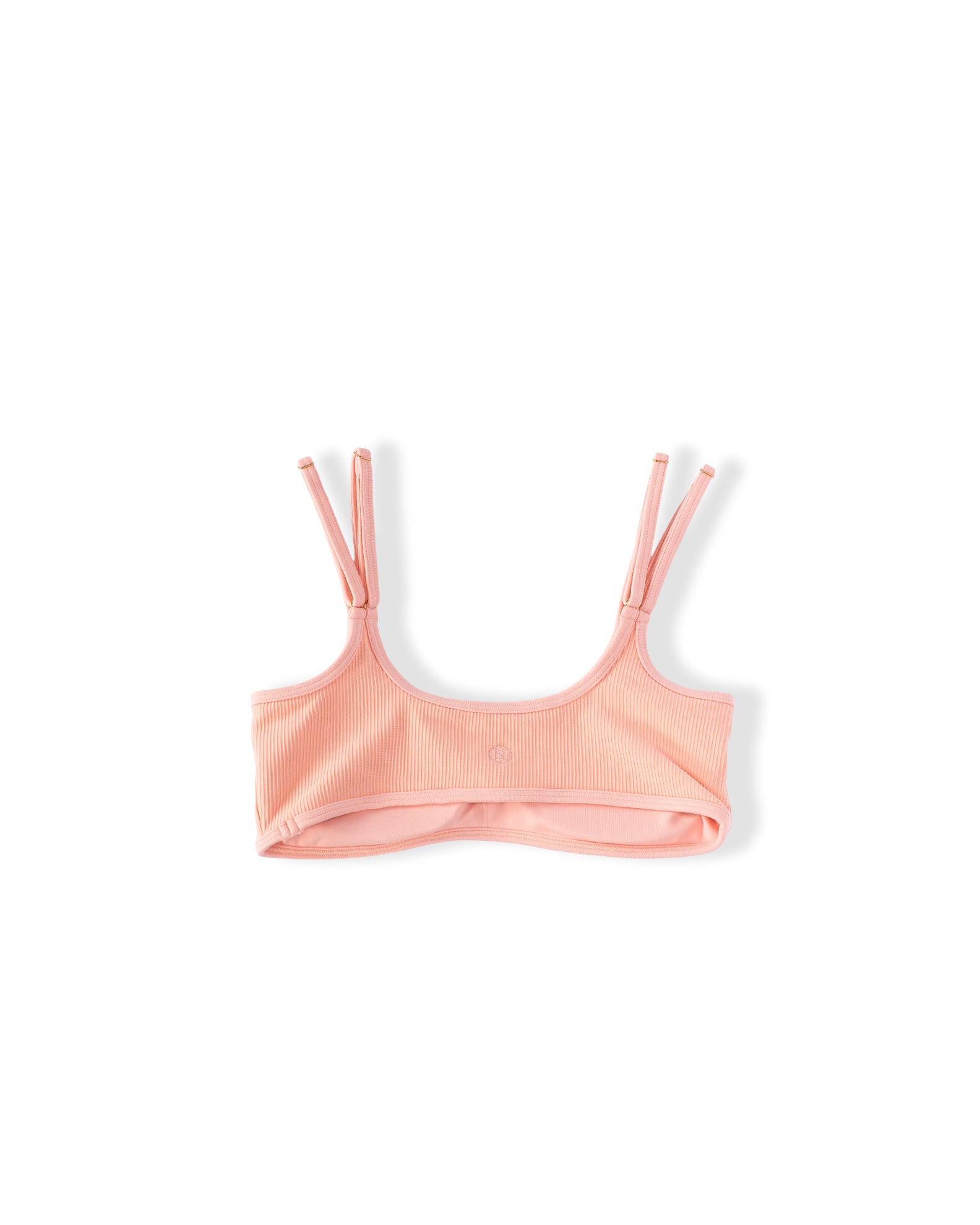 Youth Lola Ribbed Swim Top - Ballet Slipper