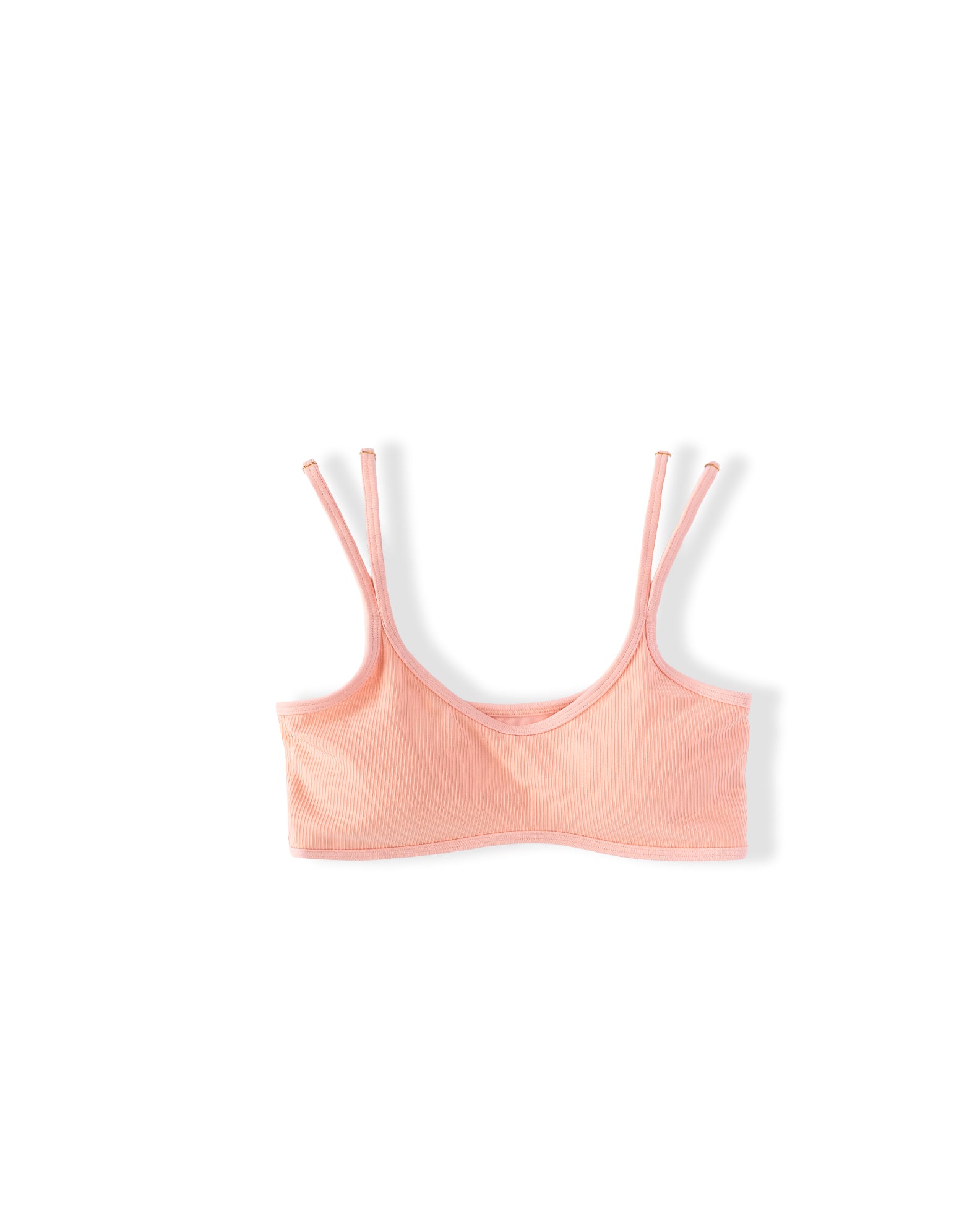 Youth Lola Ribbed Swim Top - Ballet Slipper