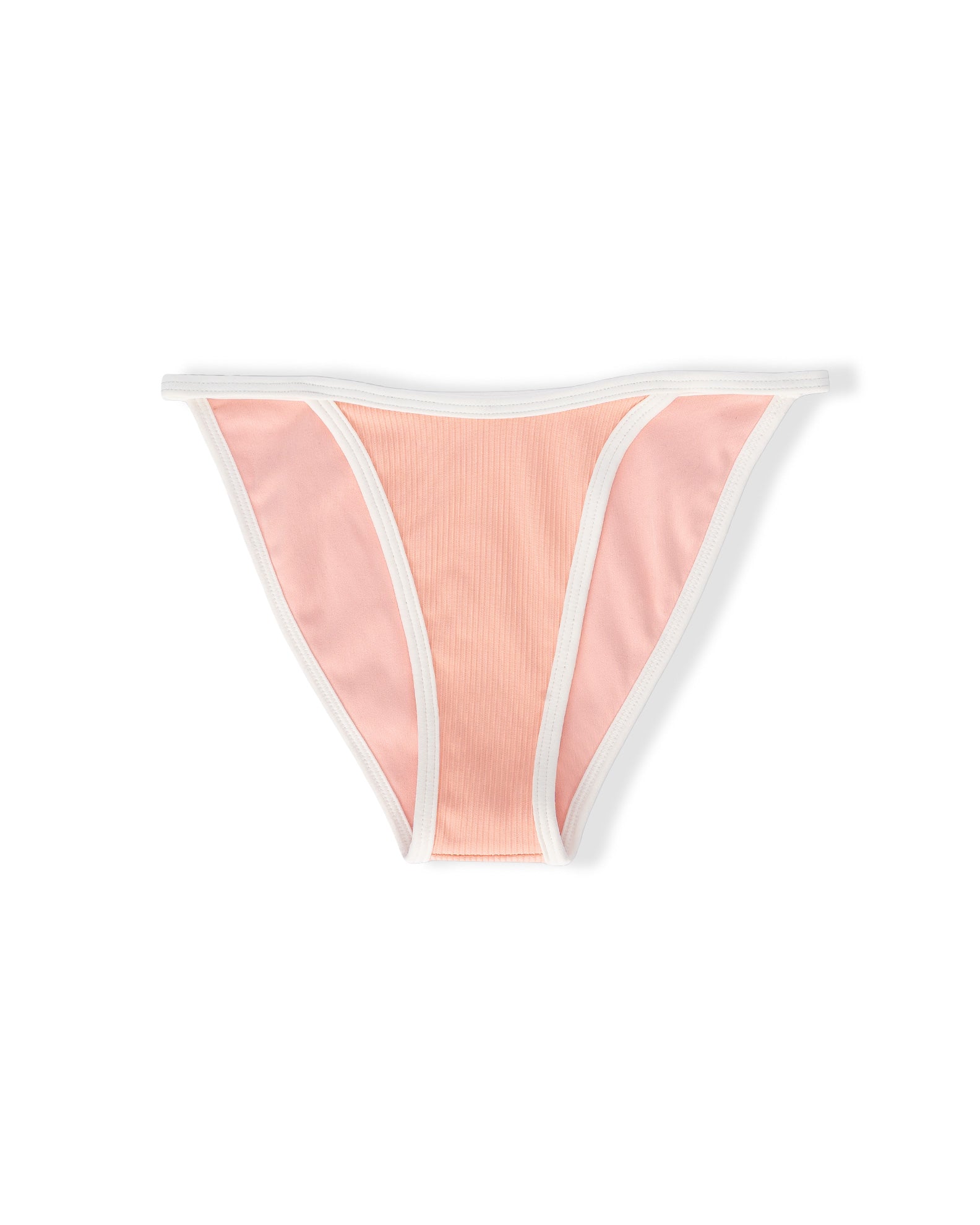 Youth Sydney Ribbed Swim Set - Soft Coral/Cloud