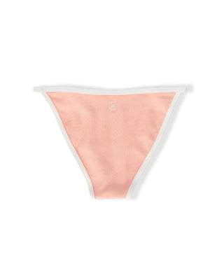 Youth Sydney Ribbed Swim Set - Soft Coral/Cloud