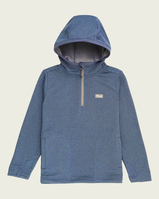 Marsh Wear Youth Boys Sullivan Tech Pullover Hoodie - Stargazer Blue