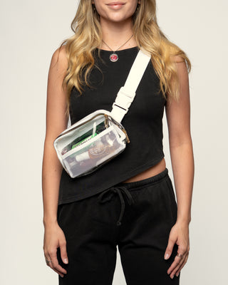 Zamin II Anywhere Belt Bag - White/Clear