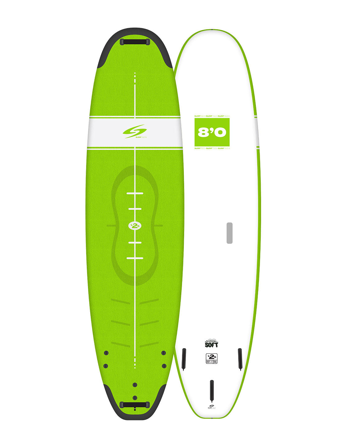 Surftech L2S - HardCoreSoft- Bolt Through Soft Top Surfboard
