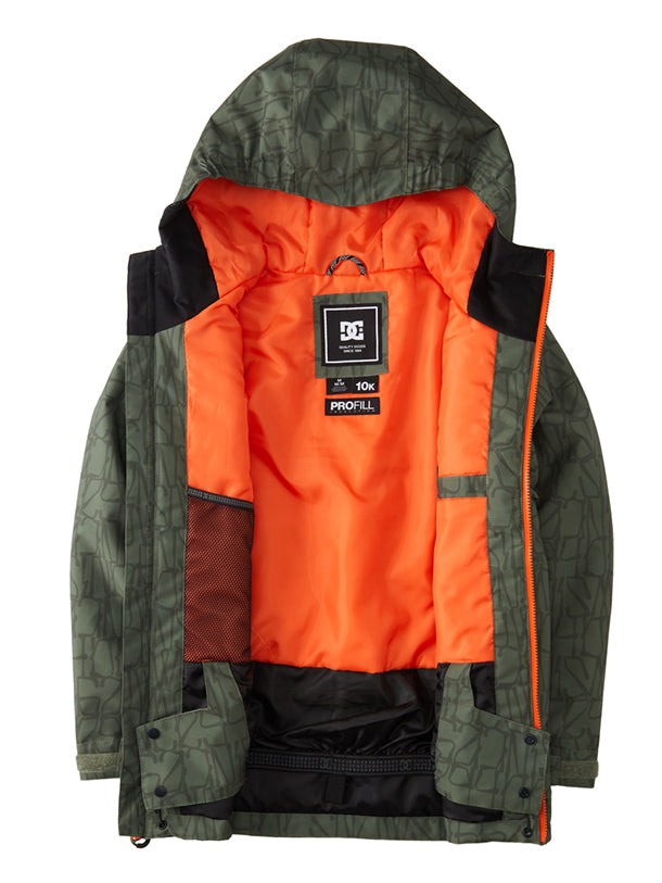 DC Boy's Basis Print Technical Snow Jacket '24