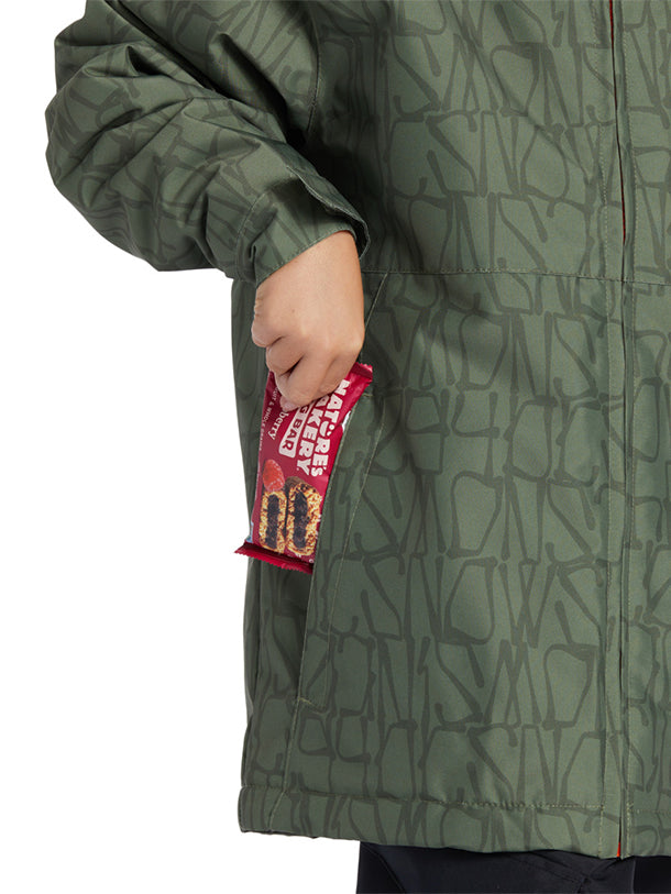 DC Boy's Basis Print Technical Snow Jacket '24