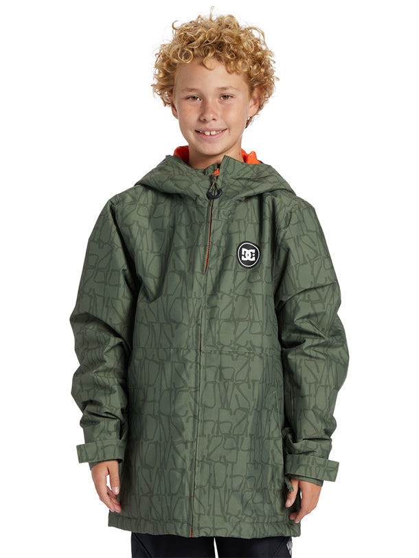 DC Boy's Basis Print Technical Snow Jacket '24