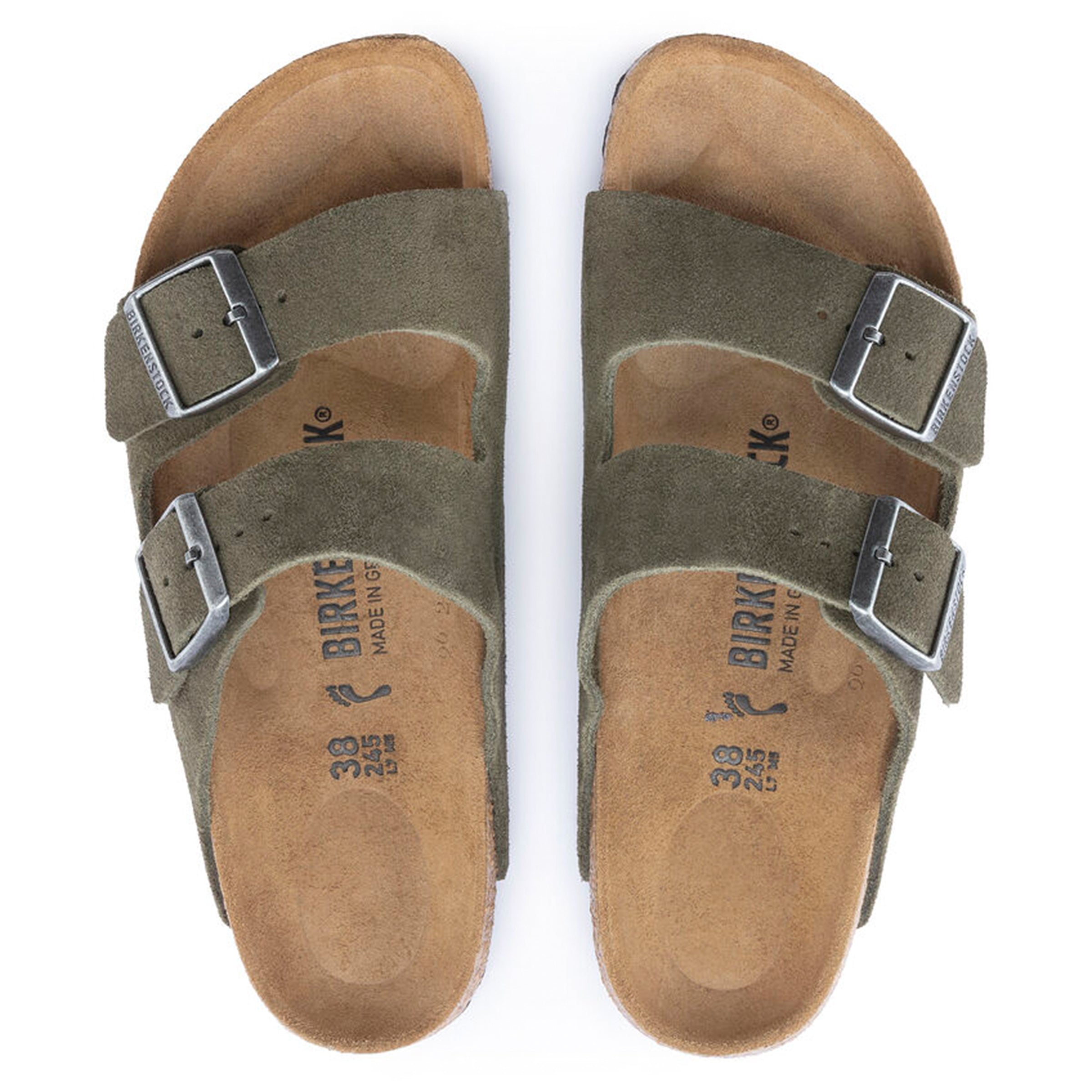 Birkenstock Arizona Suede Leather Clog