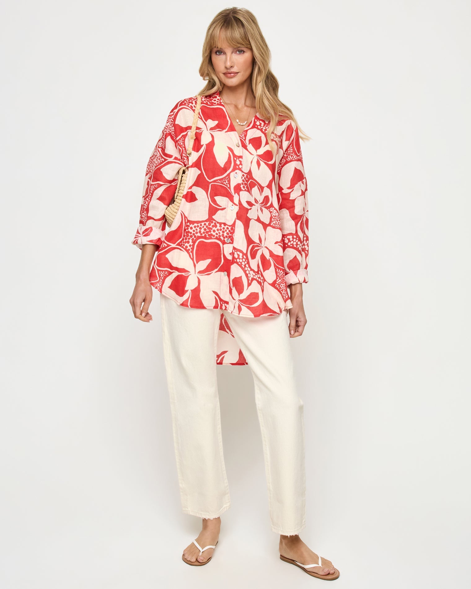 L*Space Women's Rio Tunic - Hibiscus Bloom