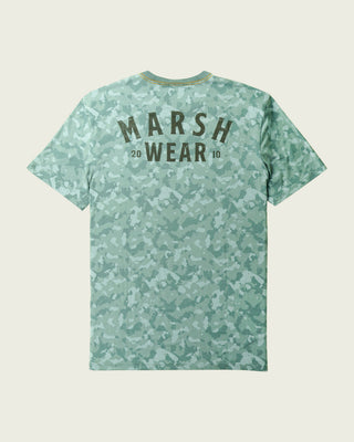 Marsh Wear Stackhouse S/S Tech Tee - Trellis Foxhole Heather
