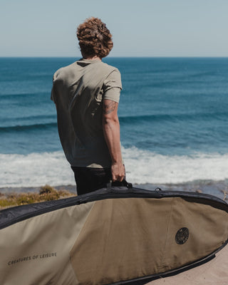 Creatures of Leisure Hardwear Mid Length Day Use : Military Black - 6'7 Surfboard Bag