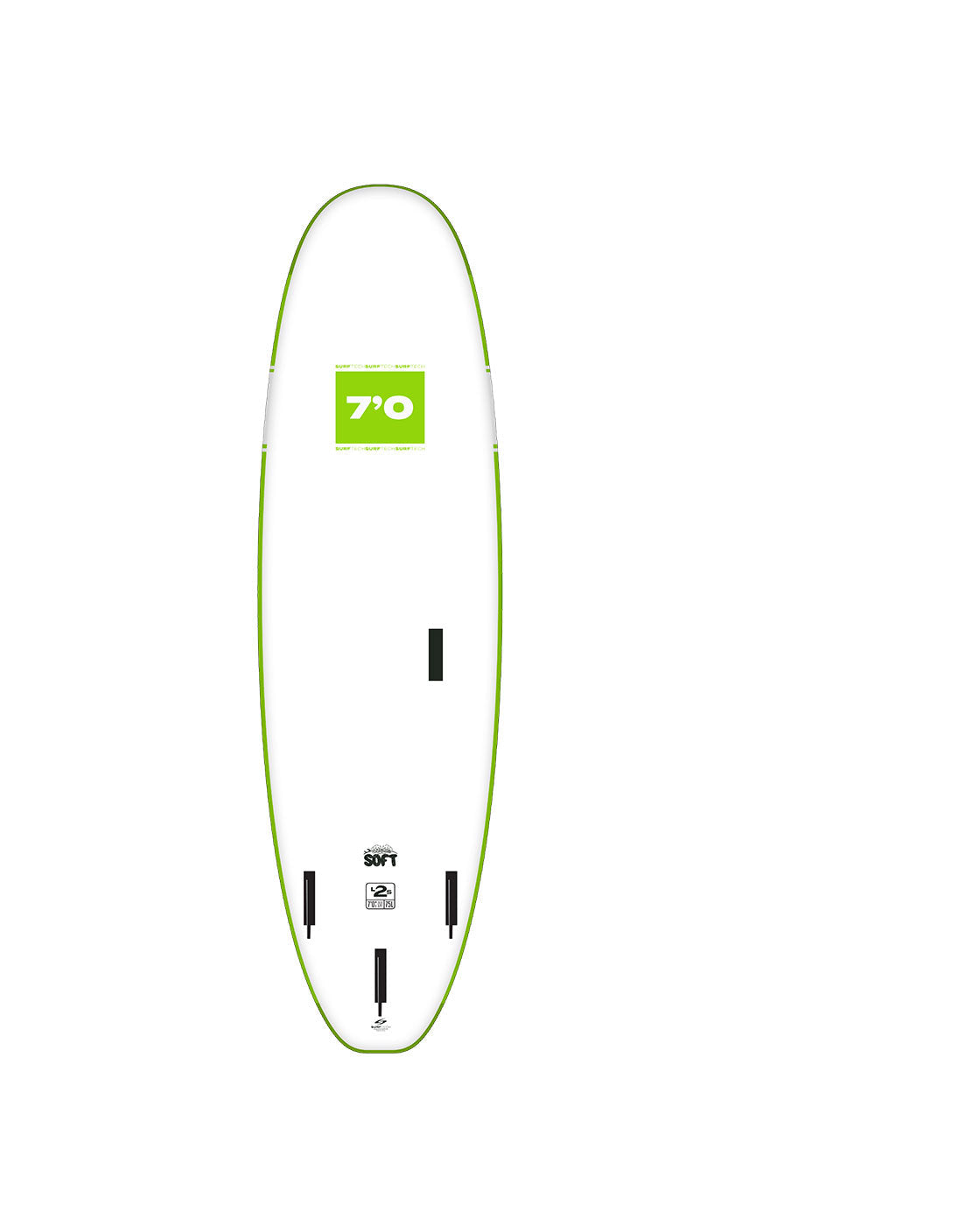Surftech L2S - HardCoreSoft- Bolt Through Soft Top Surfboard