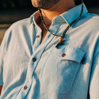 Marsh Wear Men's Coffin Point Woven Shirt - Charcoal Heather