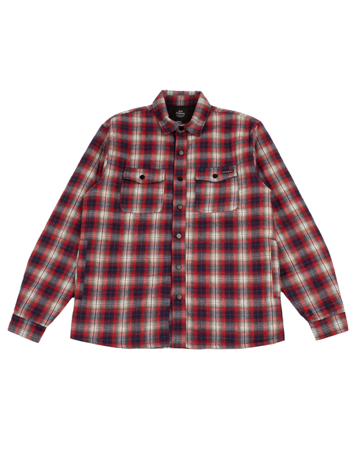 Jack's Men's Barstow Flannel Shirt - Red & Blue 