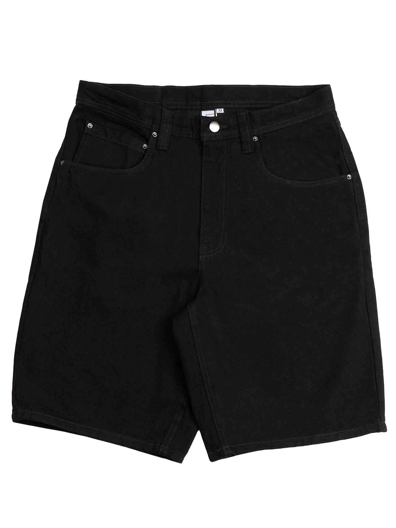 Garage Boy's Baggy Fit Bermuda- Black