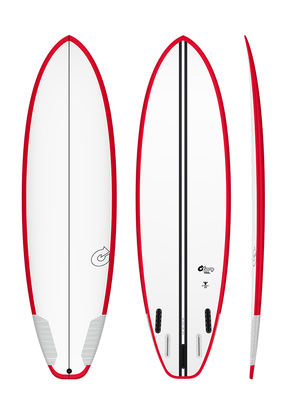 TEC Bigboy 23 Surfboard-Red