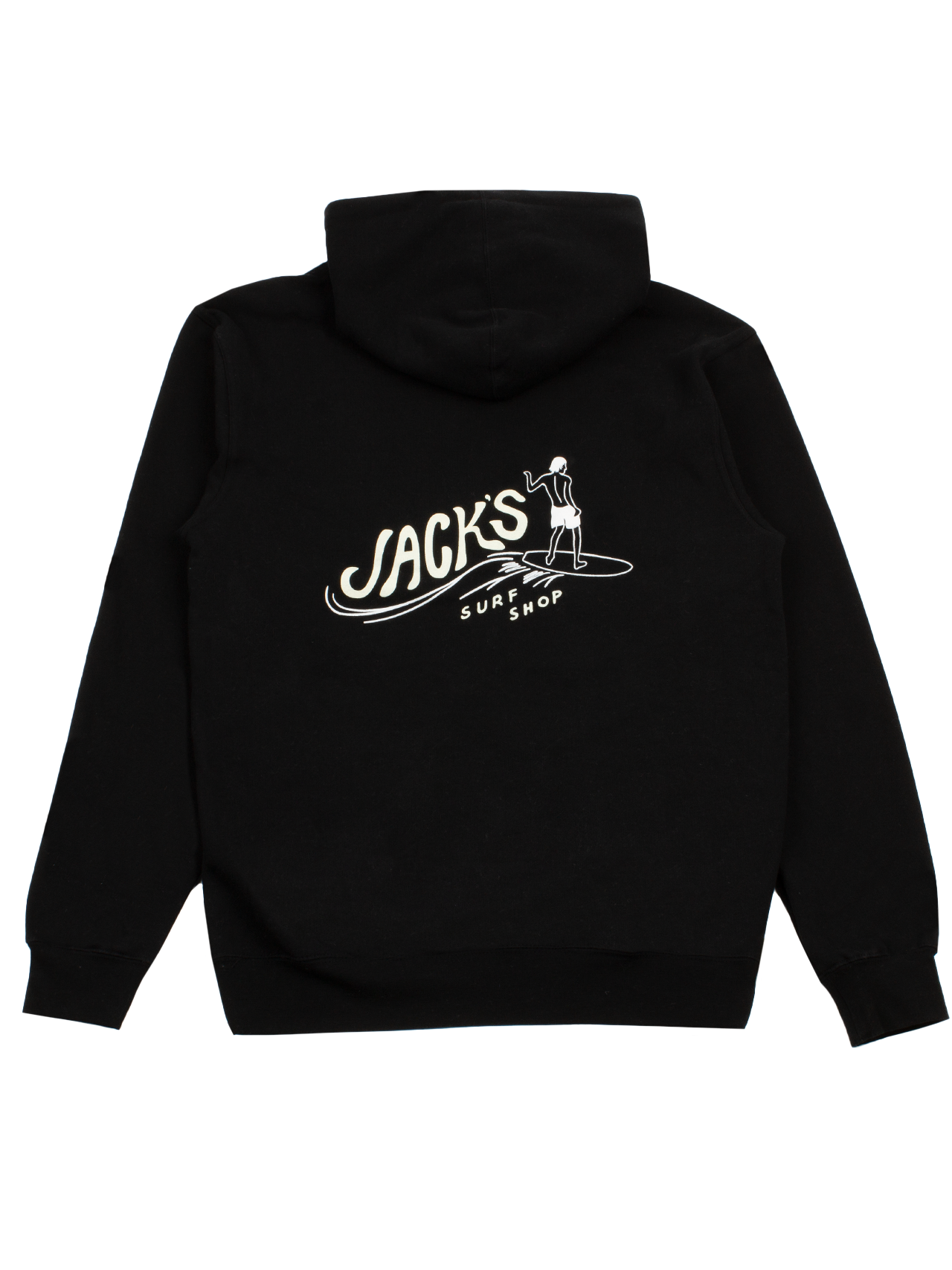 Jack's Surfboards Men's Bobber Pullover Hoodie - Black