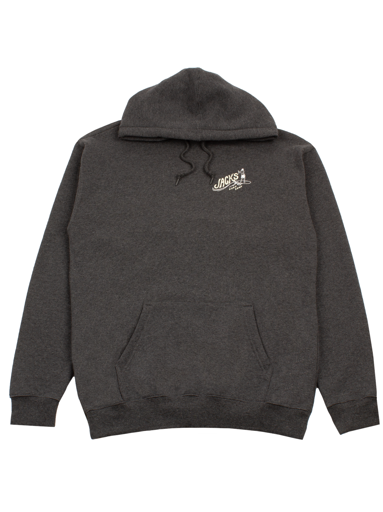 Jack's Surfboards Men's Bobber Pullover Hoodie - Charcoal