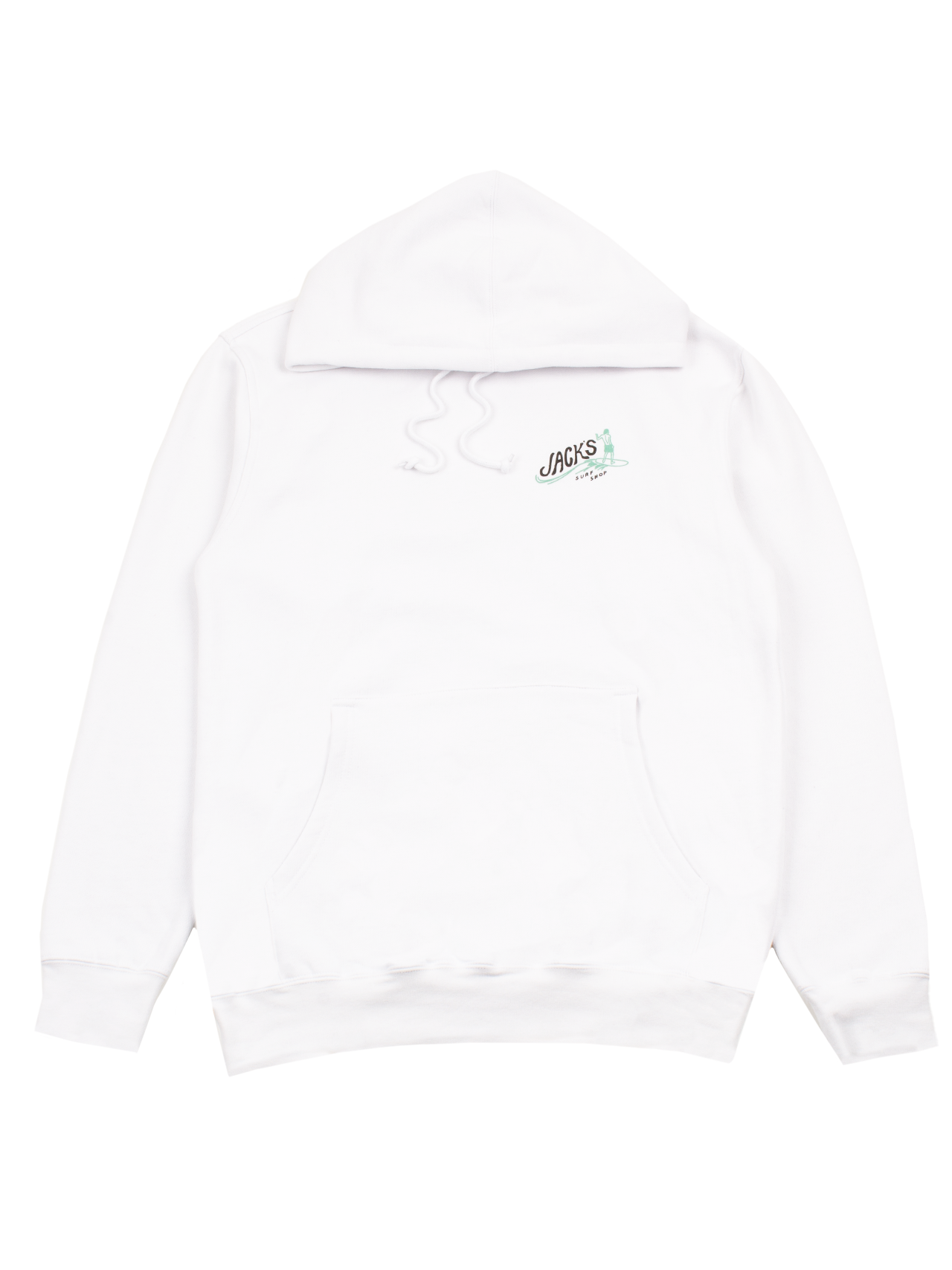 Jack's Surfboards Men's Bobber Pullover Hoodie - White