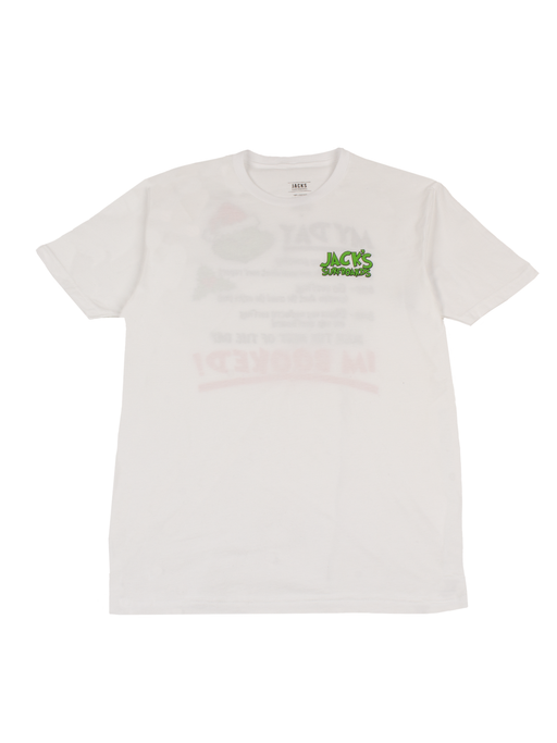 Jack's Booked Short Sleeve Tee- White