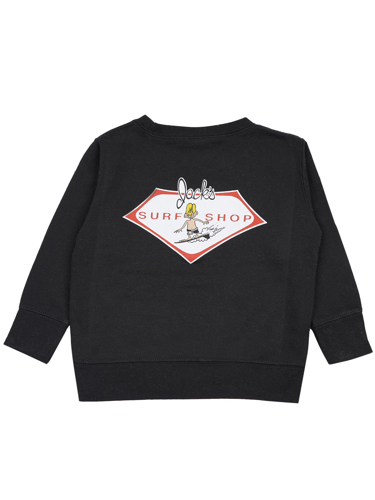 Jack's Boy's (2-7) Little Dude Crewneck Sweatshirt- Black