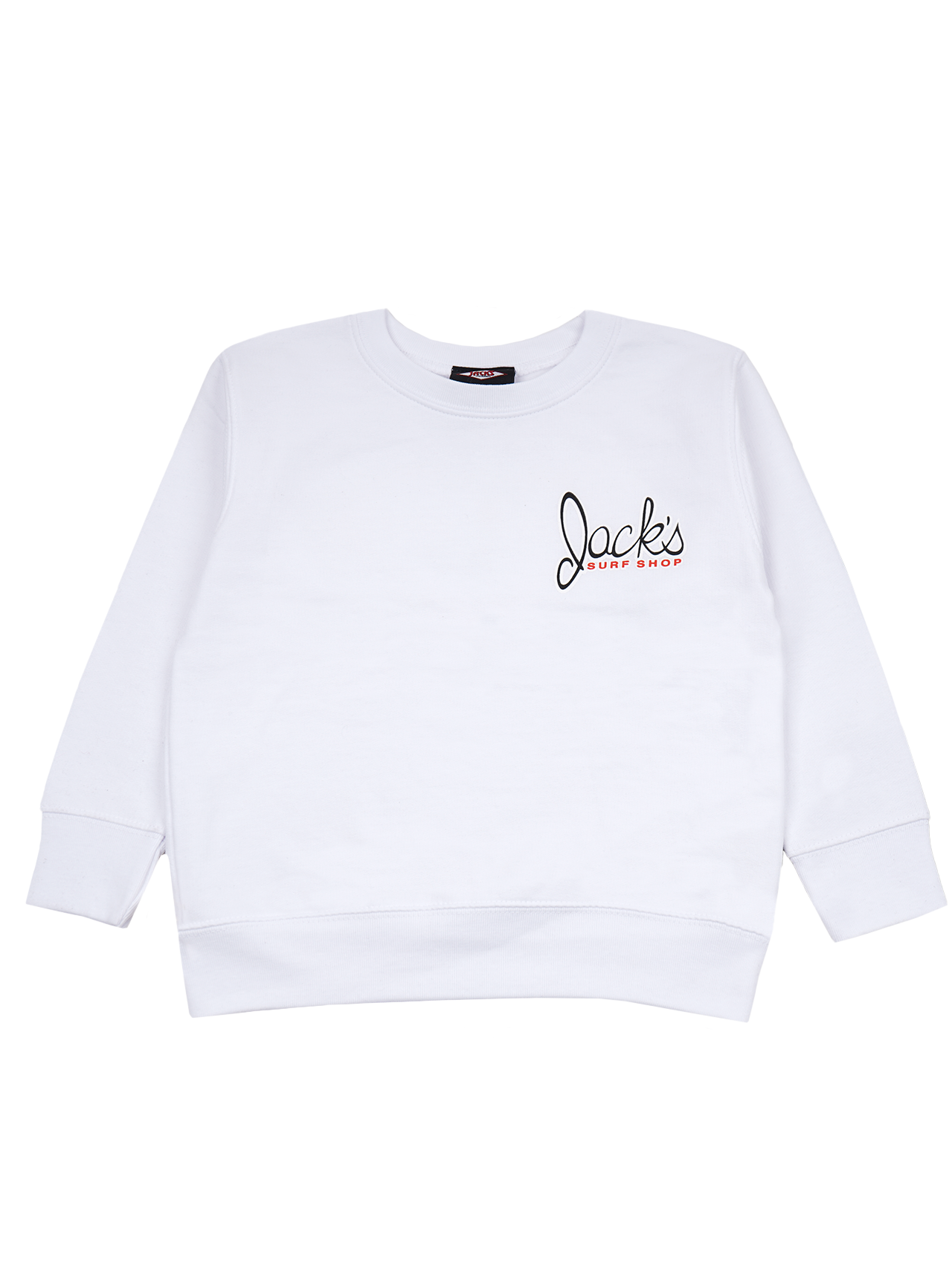 Jack's Boy's (2-7) Little Dude Crewneck Sweatshirt- White