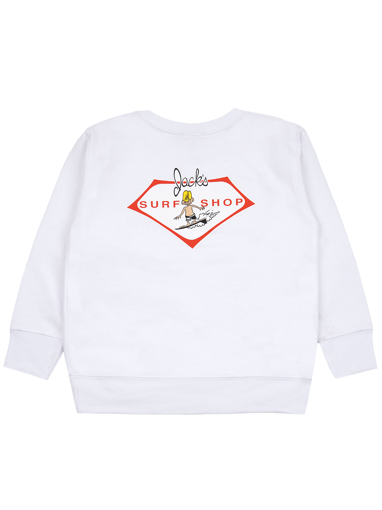 Jack's Boy's (2-7) Little Dude Crewneck Sweatshirt- White