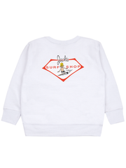 Jack's Boy's (2-7) Little Dude Crewneck Sweatshirt- White