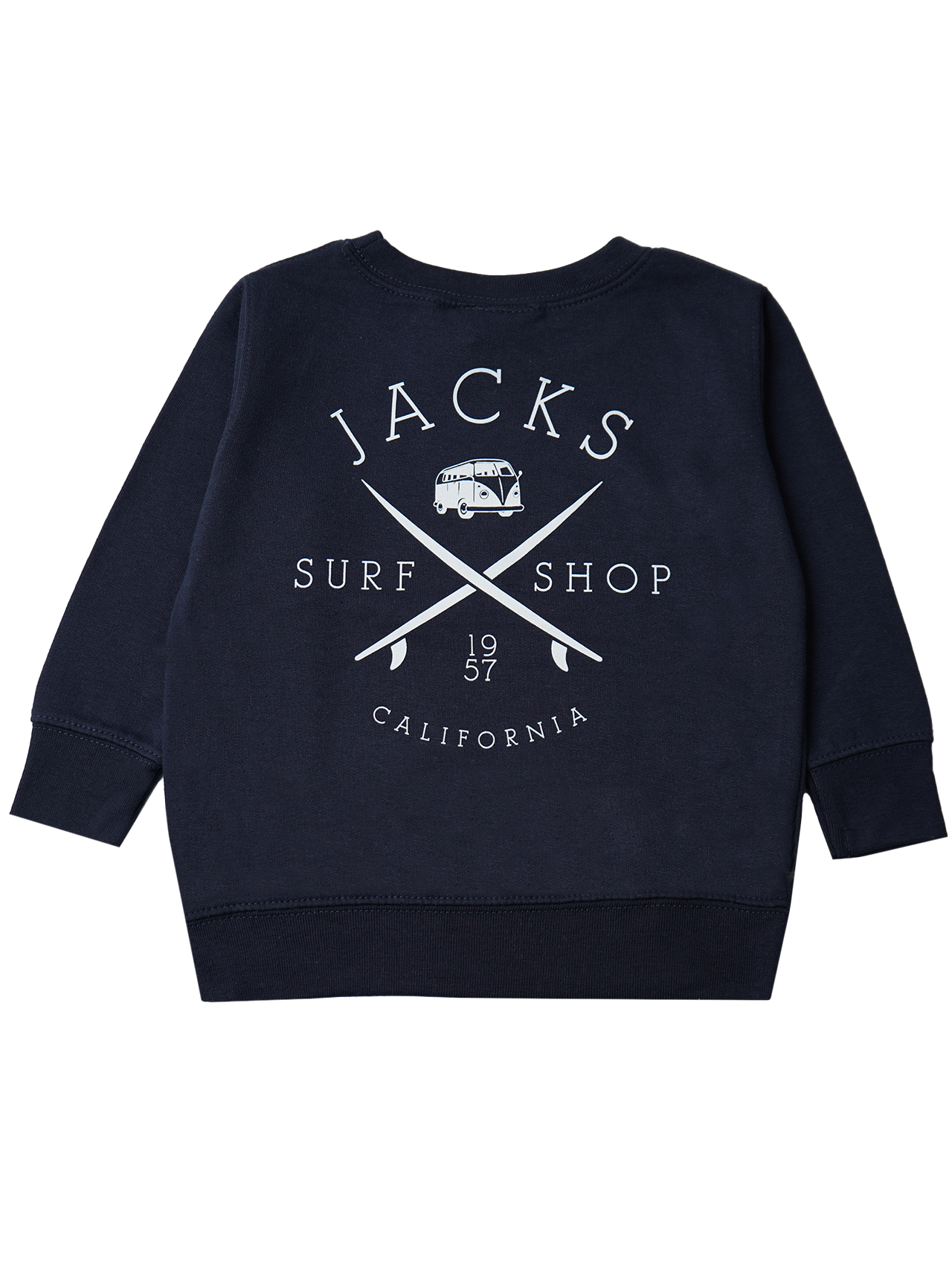 Jack's Surfboard's Toddler's (2-7) Bus Stop Crewneck Sweatshirt - Navy