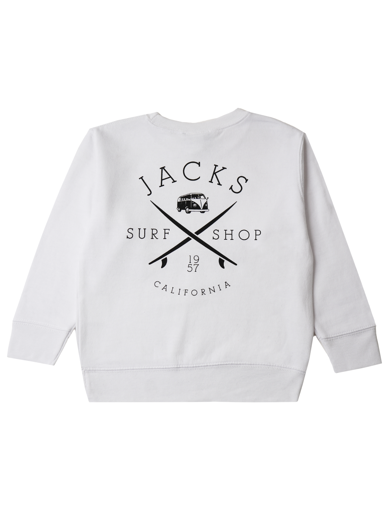 Jack's Surfboard's Toddler's (2-7) Cal Diamond Crewneck Sweatshirt - White