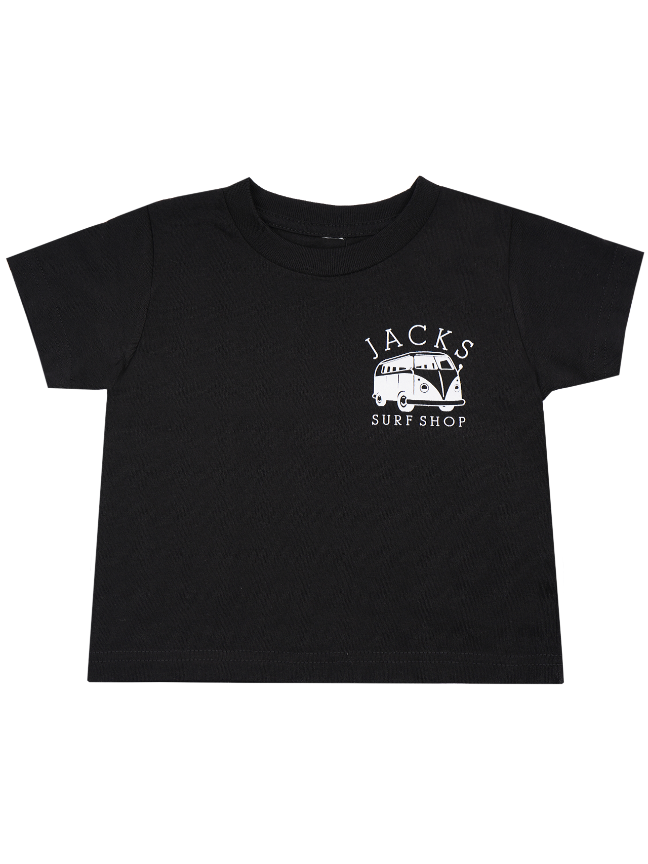 Jack's Surfboards Bus Stop (2-7) Little Dude S/S T-Shirt 23' - Black