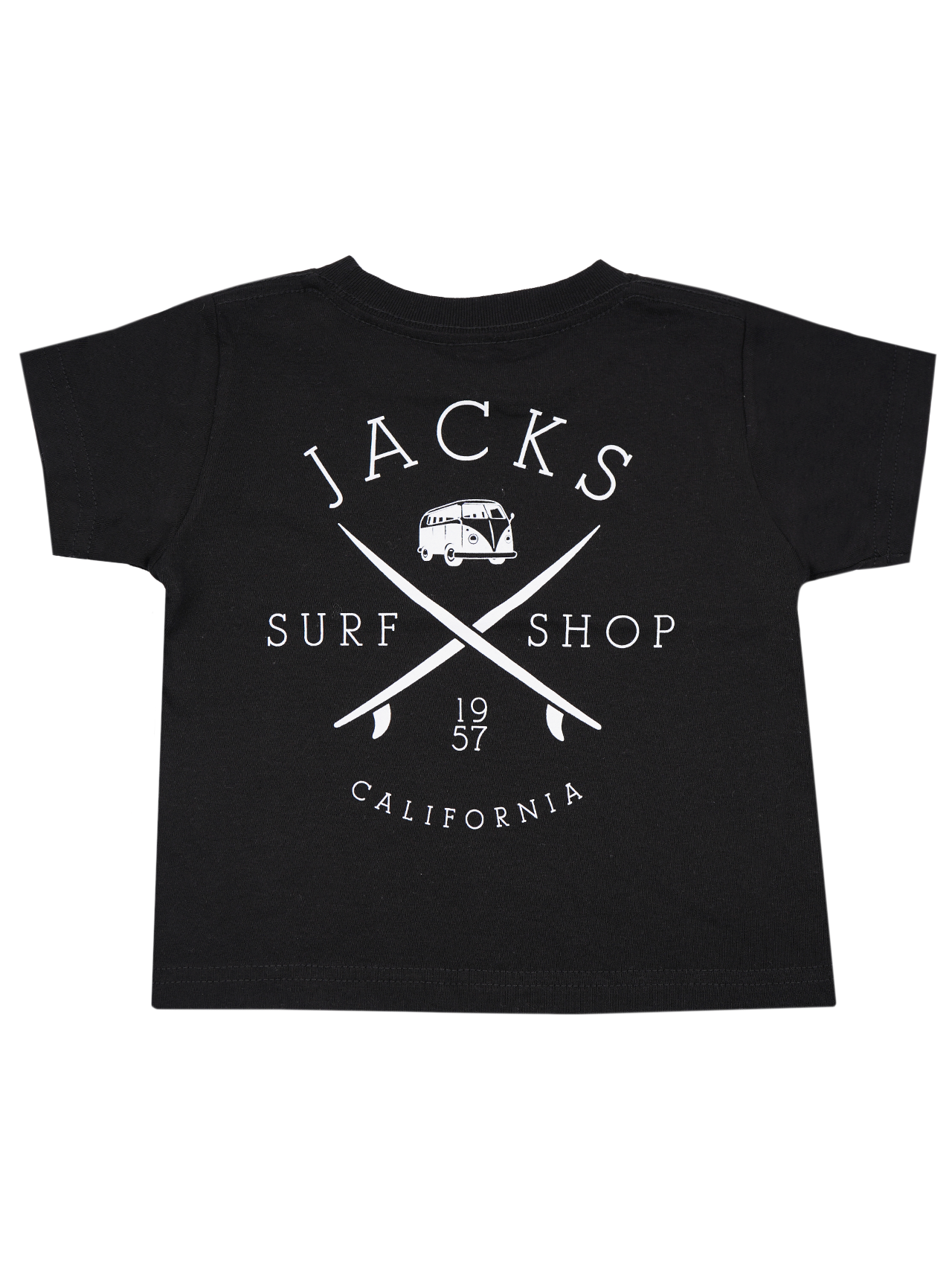 Jack's Surfboards Bus Stop (2-7) Little Dude S/S T-Shirt 23' - Black