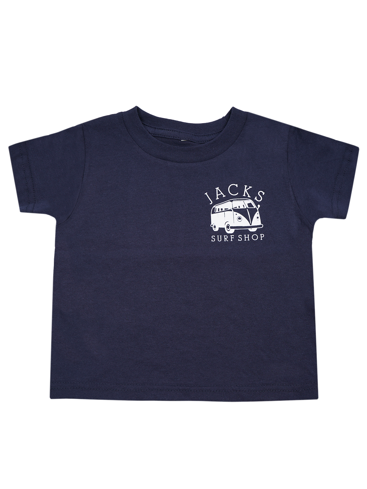 Jack's Surfboards Bus Stop (2-7) Little Dude S/S T-Shirt 23' - Navy