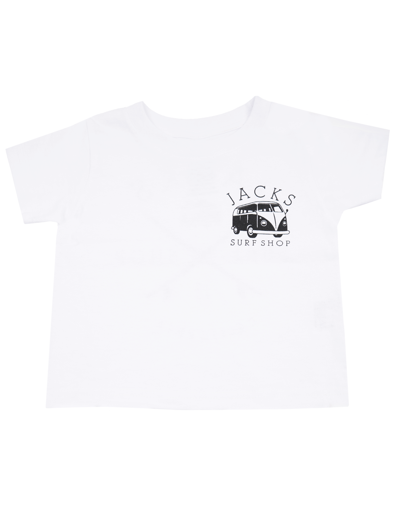 Jack's Surfboards Bus Stop (2-7) Little Dude S/S T-Shirt 23' - White